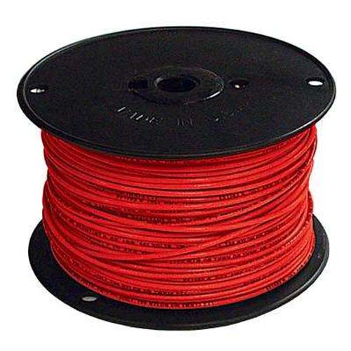 WIRE 2-19 RED 500FT STR THHN