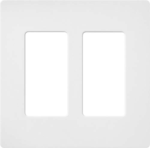 CW WALLPLATE 2G SW/RECEPT #2158V