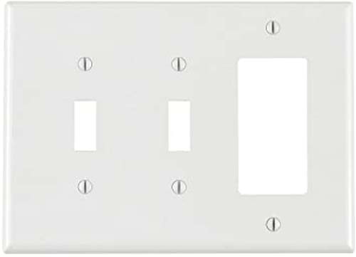 CW WALLPLATE 2SWITCH/DECOR 3G