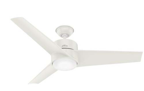 Hunter Havoc Ceiling Fan, 54, Matte Silver 