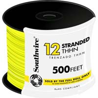 WIRE 12 STR THHN YELLOW 500FT SP