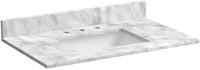 CARRARA 37"VT GRANITE WHITE 8"