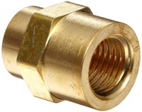 COUPLING BRASS 3/8 X 1/8 #454-02