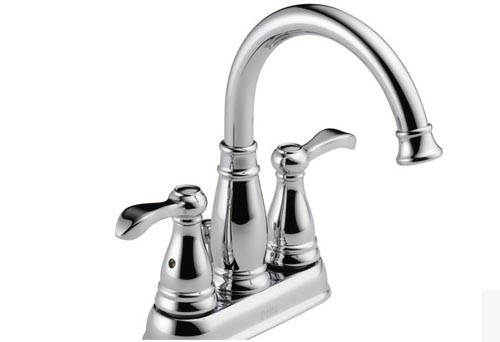 DELTA Porter 25984LF-ECO Bathroom Faucet, 2-Faucet Handle, 7 in H Spout,