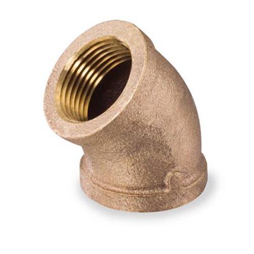 ELBOW 45 BRASS 1/8