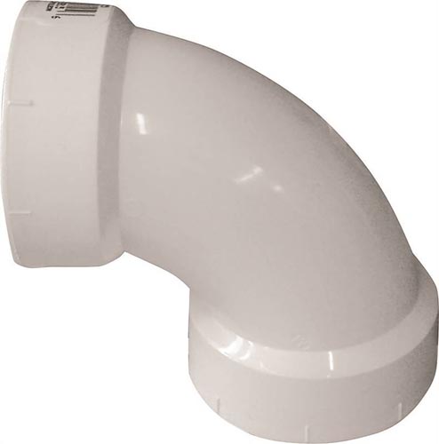 ELBOW 6"90 PVC DWV D300060