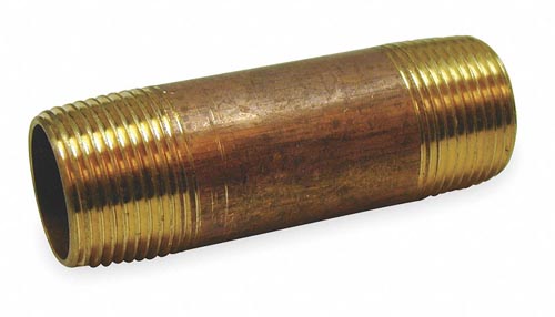 NIPPLE BRASS 3/8X4 #462-040