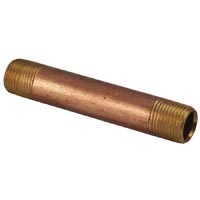 NIPPLE BRASS 1 1/2X5 1/2 #467-05