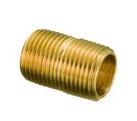 NIPPLE BRASS 2-1/2 X CLOSE