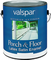 Valspar 1505 Multi-Purpose Latex Porch and Floor Paint, Clear, Satin, 1 gal