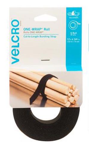 VELCO ONE WRAP BLACK STRAP 12FT