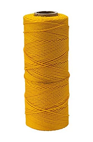 ROPE BRAIDED NYLON YELLO 1/8X500