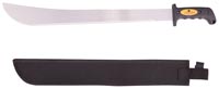 Landscapers Select Machete, 22 In Fully Polished High Carbon Steel, Rubber