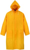 Diamondback Pvc/Poly Raincoats, With Removable Hood, L