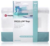 VELCRO PRESS-LOK REUSE BAGS SMA