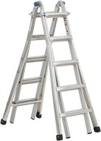 WERNER MT-22 Telescoping Multi-Ladder, 300 lb Weight Capacity, 20-Step,