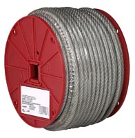 CABLE 3/32-3/16 COATED BK 250'