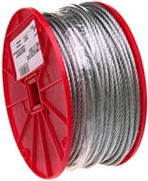 CABLE 3/16 UNCOATED BK 250'