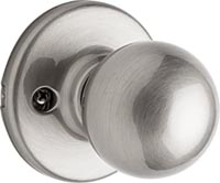 KWIKSET DUMMY POLO KNOB S/NICKEL