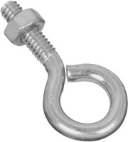 STANLEY ZINC EYE BOLT W/NUT 1/4X