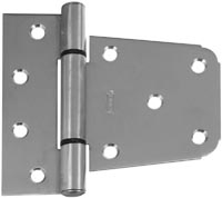 NATIONAL DOOR HINGE SQ SS 3-1/2