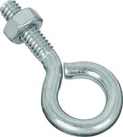 STANLEY ZINC EYEBOLT W/NUT 1/4 X