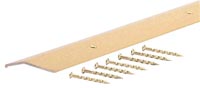 MD CARPET TRIM WIDE SATIN BRASS