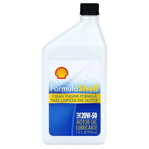 SHELL MOTOR OIL 20W50 QT