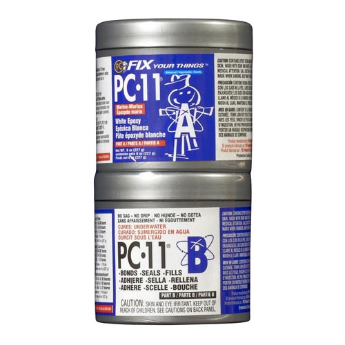 Protective Coating PC-11 Marine-Grade PC-11 1/2 LB. Epoxy Adhesive, White,