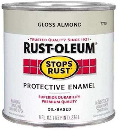 GLOSS ALMOND STOP RUST 1/2 PT