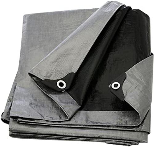 TARPAULIN 12X 16SILVER/BLACK