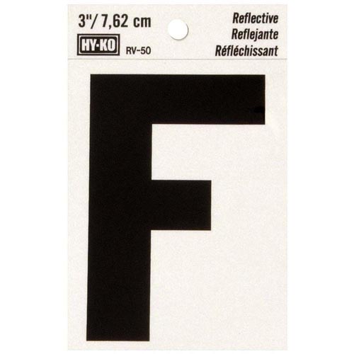 HY-KO 1 REFLECTIVE  LETTER #F