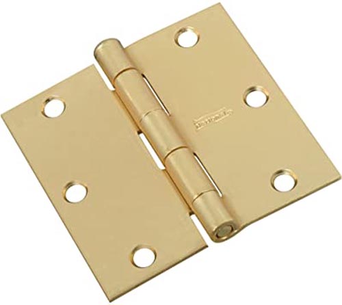 NATIONAL DOOR HINGE BRASS 3-1/2