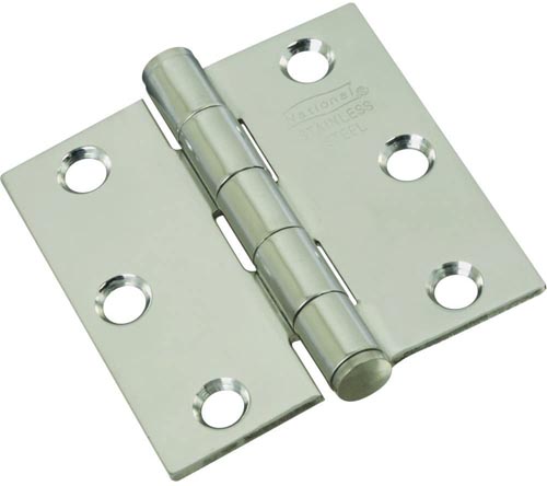 NATIONAL DOOR HINGE SS 2IN