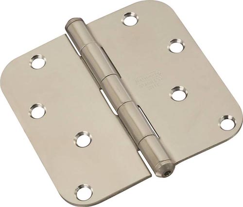 NATIONAL DOOR HINGE RC SS 4IN