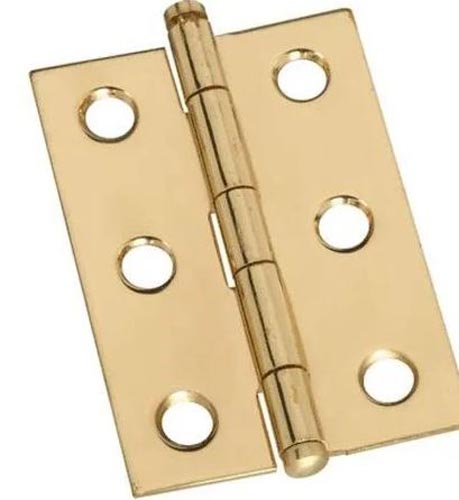 CABINET HINGE BRIGHT BRASS 1-1/4