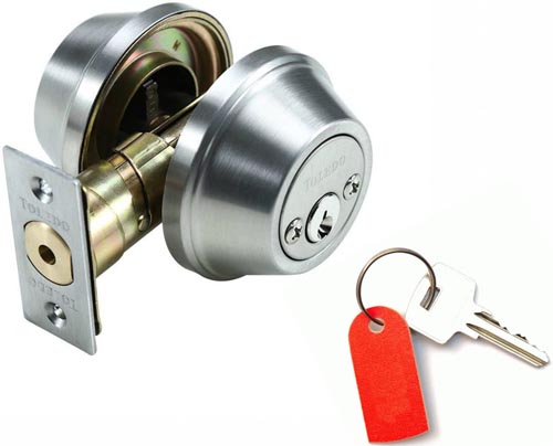 TOLEDO DBL CYLINDER SECURITY KEY