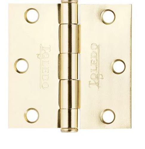 TOLEDO HINGES POLISH BRASS 3.5"