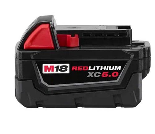 Milwaukee M18 18-Volt 5.0 Ah Lithium-Ion XC Extended Capacity Battery Pack