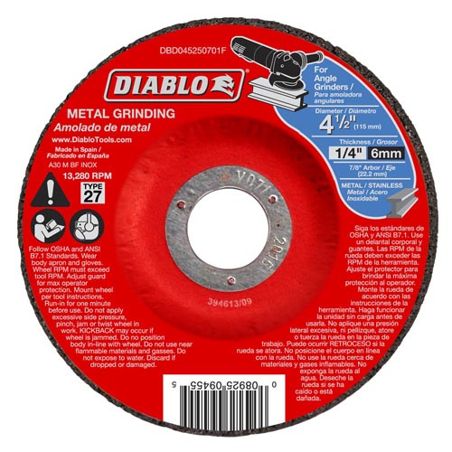 GRINDING DISC METAL DC 4 IN