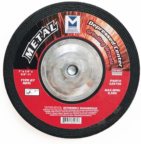 MERCER GRINDING WHEEL METAL 7