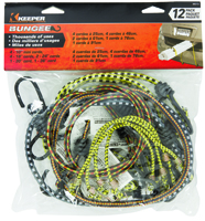 KEEPER 06313 Bungee Cord, Hook End, Rubber