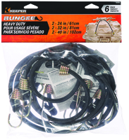 BUNGEE CORD HEAVY DUTY 6PC