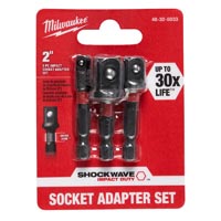 SHOCKWAVE SOCKET ADAPTER SET 3PC