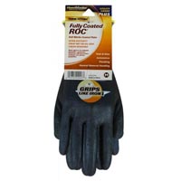 H.B. Smith Tools 943 Mens Nitrile Coated Palm Glove Black -