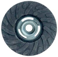 Mercer Industries 324007 Backing Pad for Semi-Flexible Discs-Rubber, 7" x