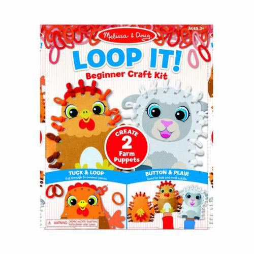 LOOP IT CRAFT KIT FARM PUPPETS