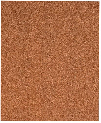 Mercer Industries 205080A Grit 80 D-Weight 9" x 11" Garnet Paper Sheets