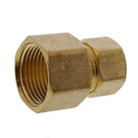 5/8 OD X 3/4 FPT BRASS COMP CONNECTOR