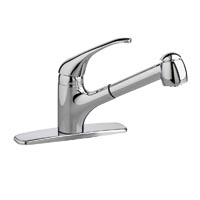 Reliant Plus Single-Handle Pull-Out Sprayer Kitchen Faucet in Polished